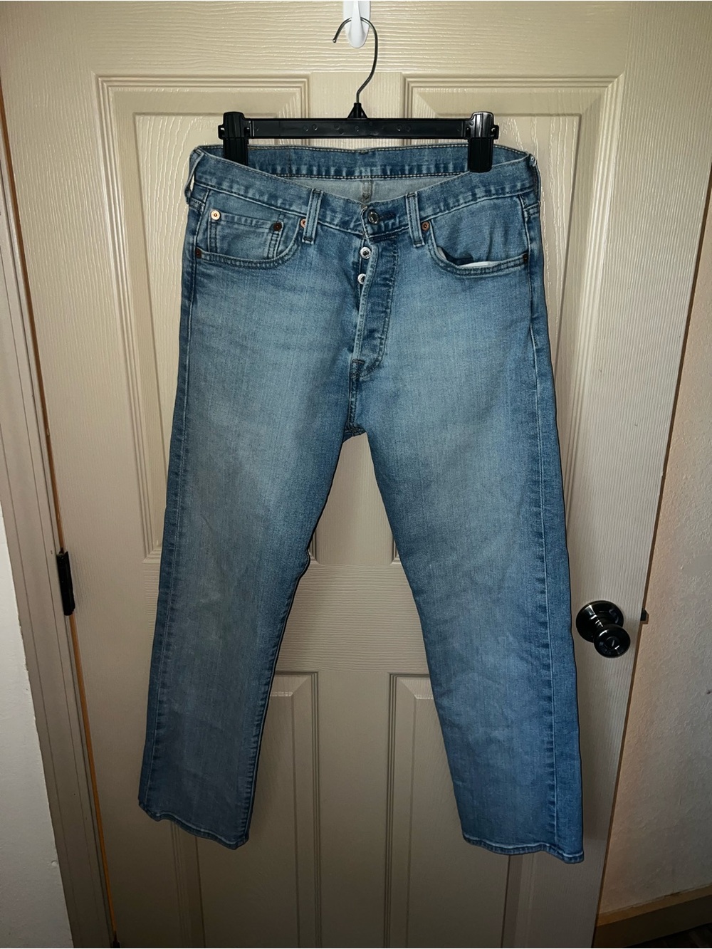 Levi's Light Blue Straight-Leg Jeans